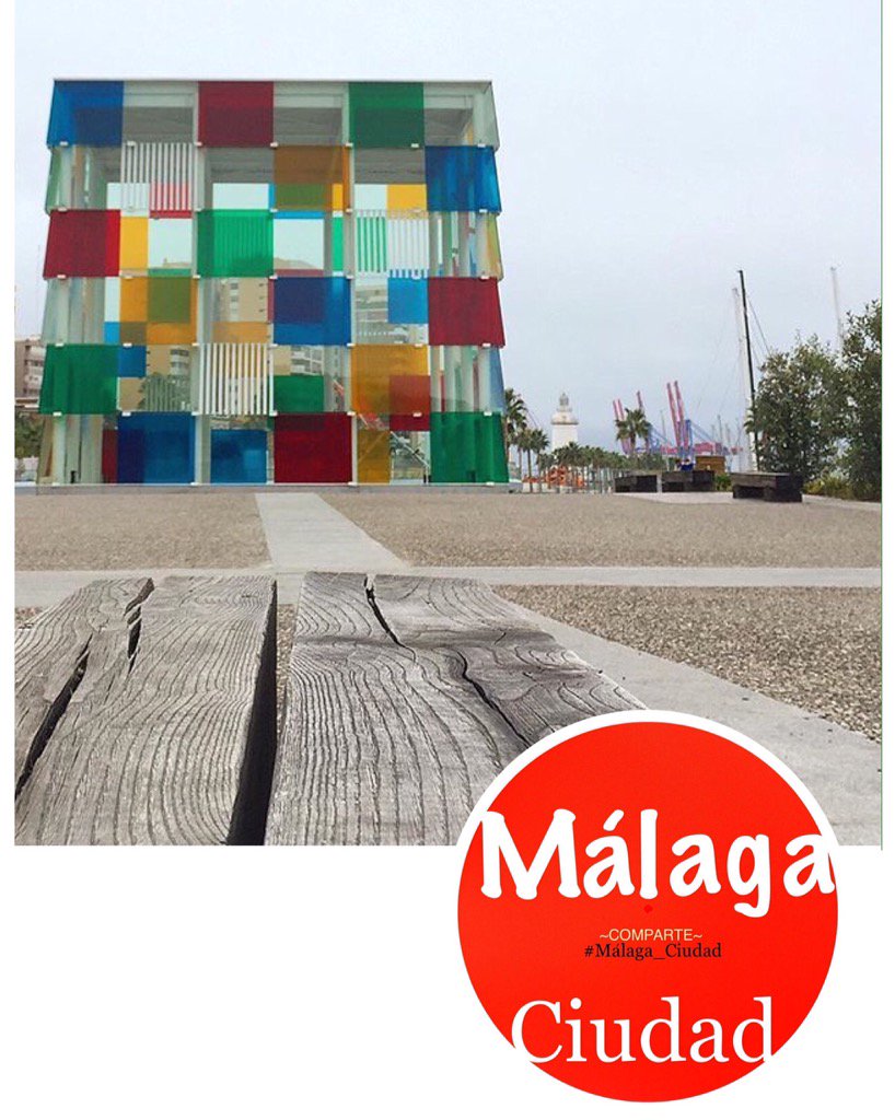 CiudadMalaga's tweet photo. Foto del Día 🏆 Puerto Uno Centro Pompidou Málaga #Málaga Foto:Jorces #MálagaCiudad @Andaluciaconoce @turismodemalaga https://t.co/G7RUAP9b4K
