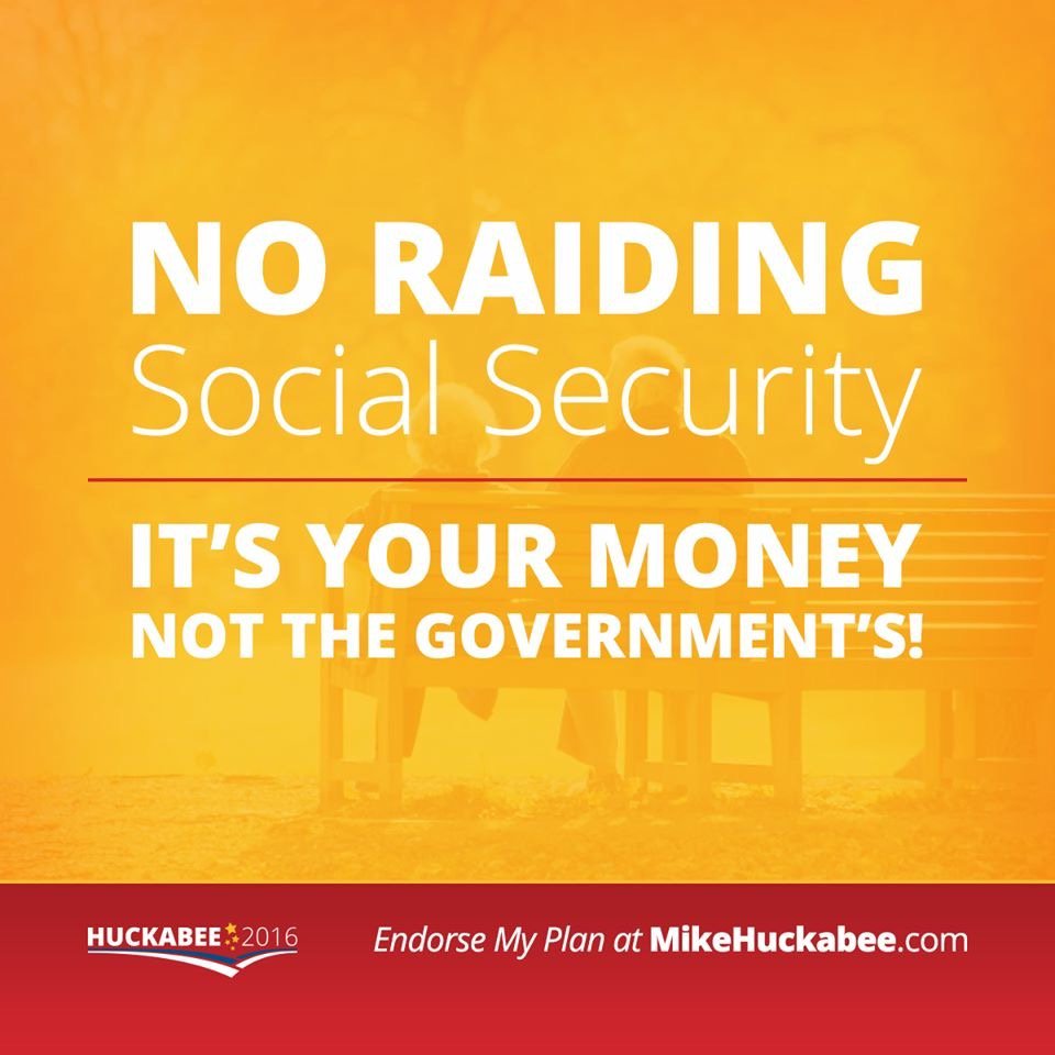 JohnsonDeborah's tweet photo. Don't steal my money #ImWithHuck #CNBCGOPDebate #GOPDebate #seniors #ProtectSS https://t.co/OmlgBjdkxF