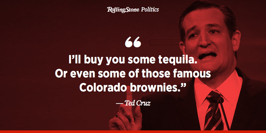RollingStone's tweet photo. Things are getting weird at the #GOPdebate https://t.co/odk48hCYkJ