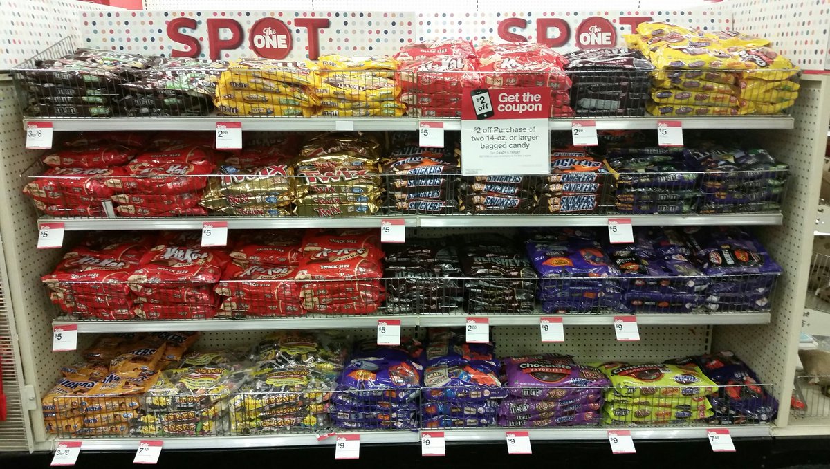 DDiTirro's tweet photo. The candy is stocked and ready to go for Halloween, only 3 days left!! #finishstrong https://t.co/3c029DDobA