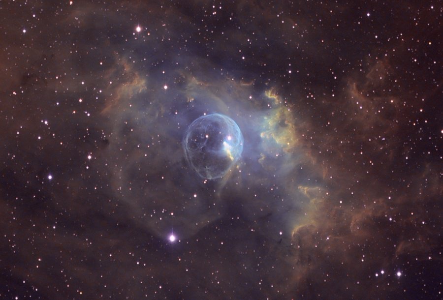 skaterdatabase's tweet photo. The Bubble Nebula https://t.co/OaR08tnJtA