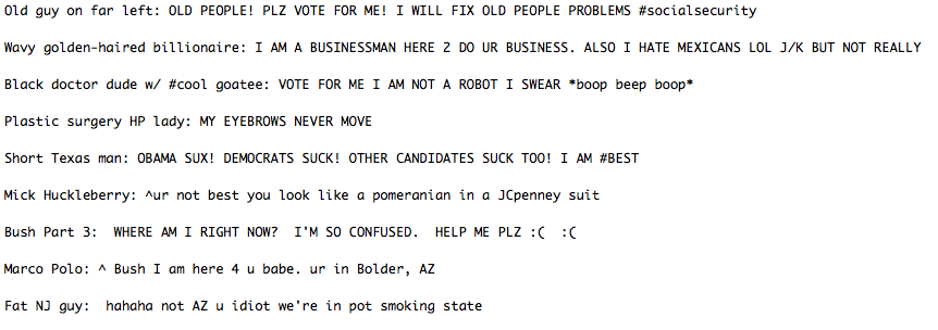 I put together a #GOPDebate recap 4 u