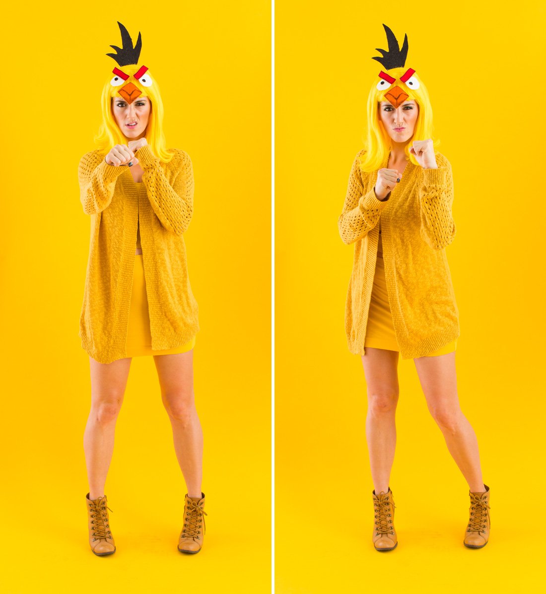 augdectrends's tweet image. Grab some friends &amp;amp; get ready for Halloween with this easy to make Angry Bird Costume