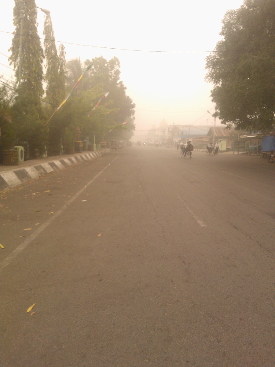 KabutAsap menipis pagi ini