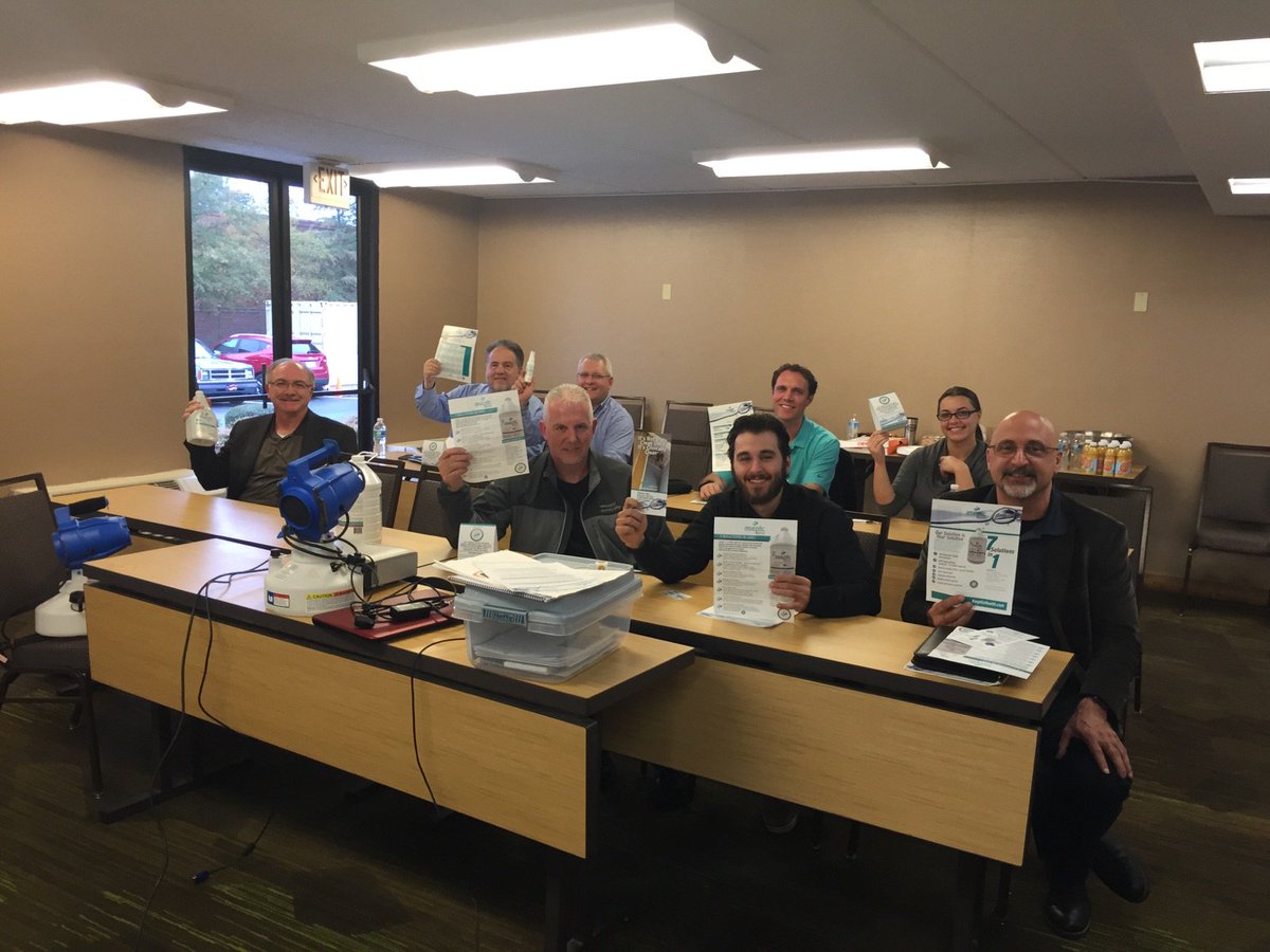 aseptichealth's tweet photo. New distributor training this week... meeting room and hands on! #AsepticPlus #ClinicallyClean #AsepticCertified https://t.co/HvwLa4rw4i