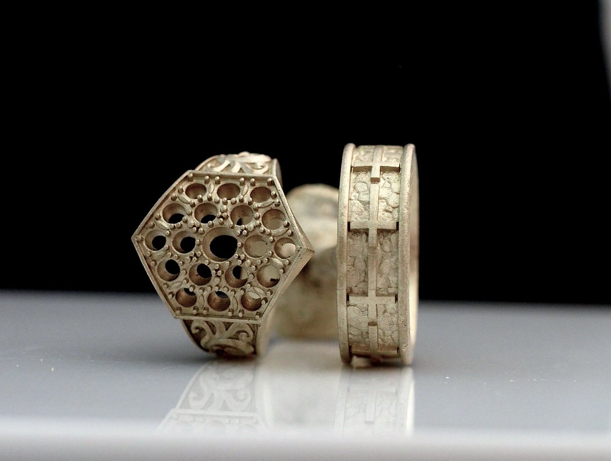 TajsJewelry's tweet photo. 14k white gold raw casting #rawcasting #alternativejewelryshop https://t.co/K4wt6kVC7m