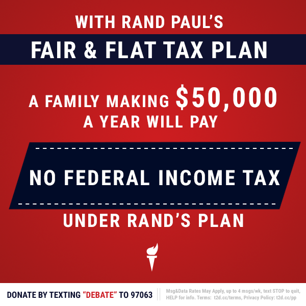 RandPaul's tweet image. #StandWithRand #CNBCGOPDebate