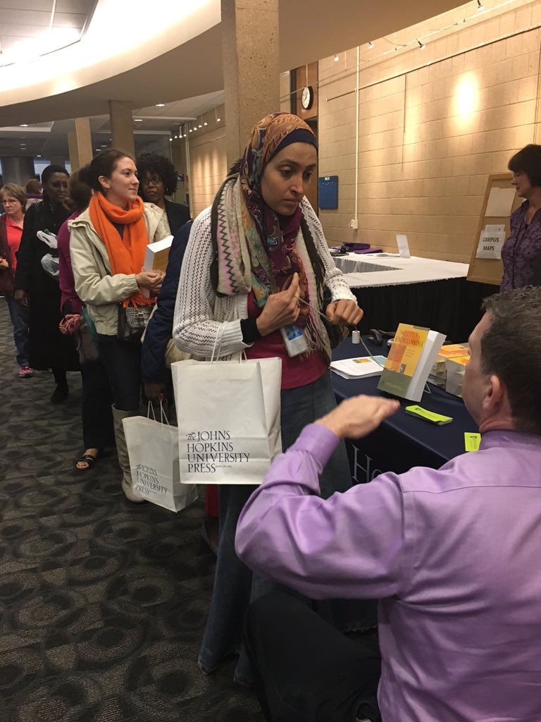 LupusDMV's tweet photo. @lupuscyclopedia @JHUPress Last week was a huge success. Check out that line! #lupussummit #ThrowbackThursday https://t.co/dAWi6vghOR