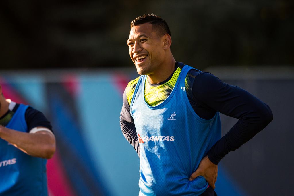 wallabies's tweet photo. The excitement is building! Check out all the latest training pics on our Facebook page. #RWCFinal #StrongerAsOne https://t.co/NmeYhaoYBz