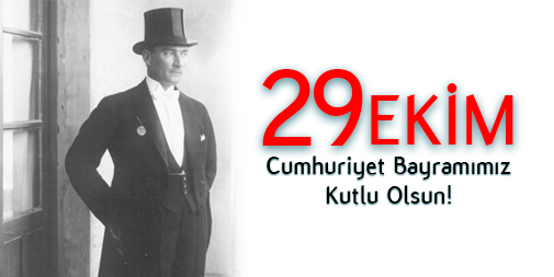 Cumhuriyet’imizin 92. yılını kutluyor; Büyük Önder Atatürk ve silah arkadaşlarını rahmet ve minnetle anıyoruz.