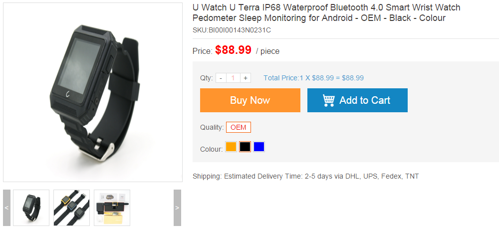 gzdbx's tweet photo. U Watch U Terra IP68 Waterproof Bluetooth 4.0 Smart Wrist Watch Pedometer Sleep Monitoring
https://t.co/4ODJqIIR0W https://t.co/VmD4AAZIJx