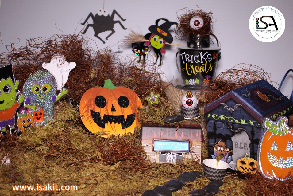 myisakit's tweet photo. #DYI #Arduino #Halloween #STEM #Projects with #motion #sensor #relay #solenoid #valve #actuator #ISAKIT https://t.co/H7I9yfLglz