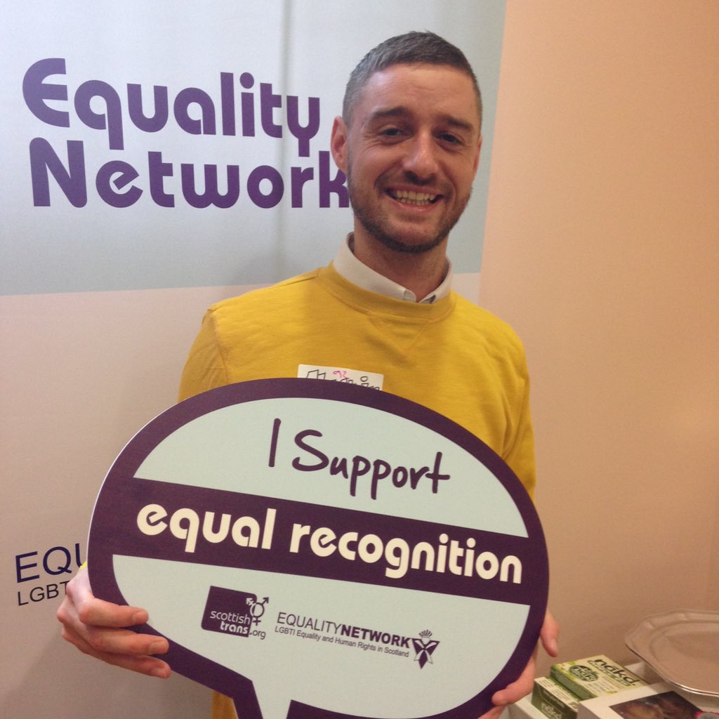 LGBTIScotland's tweet photo. We are campaigning for a better Gender Recognition Act. Join the campaign! https://t.co/0ABC1mKgdH #equalrec https://t.co/bqAK7rCexP
