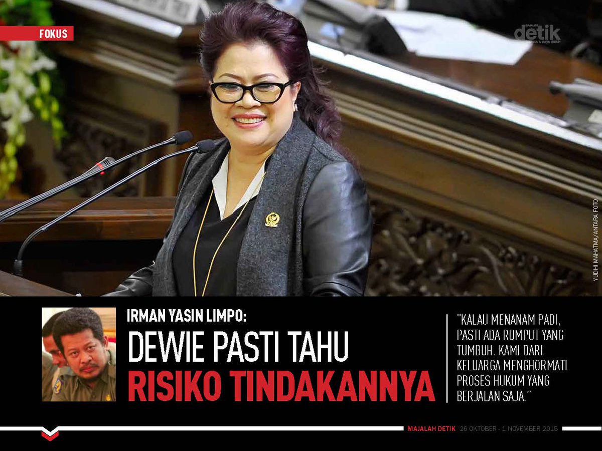 detikcom's tweet photo. Irman: Kalau mau membuat dinasti, megapa kami berbeda-beda? https://t.co/jSy3Q3iOaZ | @majalah_detik https://t.co/g9FJ0ajVI1