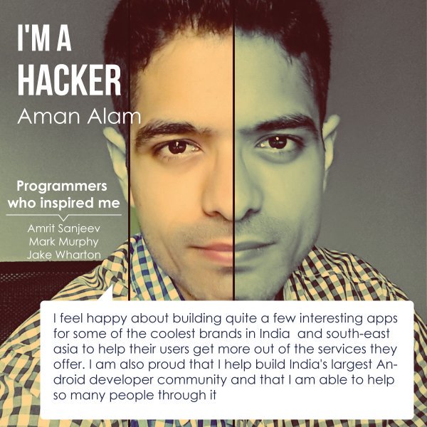 LalitKhattar's tweet image. RT &quot;@HackerEarth Say hello to today&apos;s hacker @AmanAlam #Iamhacker #IndiaHacks&quot;
