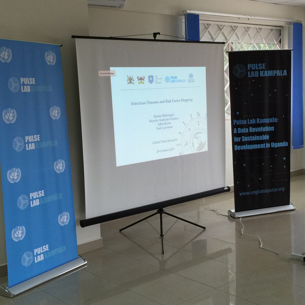 UNGlobalPulseUG's tweet image. Join @PulseLabKampala #DataScience seminar series. Today #InfectiousDisease and risk factor mapping. #BigData4Dev