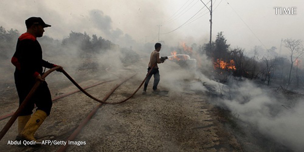 TIME's tweet photo. How Indonesia's fires are scorching the earth https://t.co/zWJI64WUzb https://t.co/O7BPExKTIC