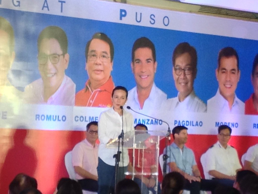 WinGatchalian74's tweet photo. Poe: Sa kanyang pamamahala, ang Valenzuela City ay naging maayos at maunlad.#wintosenate #win2016 https://t.co/PYoNL1vQJJ
