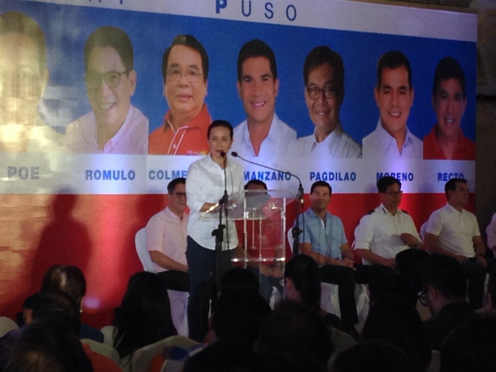 WinGatchalian74's tweet photo. Poe: Isa pong karangalan din na makasama ang matalino, masipag at malasakit na Sherwin 'Win' Gatchalian #wintosenate https://t.co/WQPV0a553E