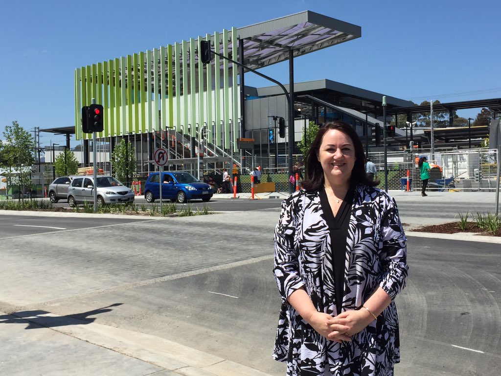 Dee_Ryall's tweet photo. Nearly there - our new Ringwood Station. #OurCommunity is so happy the Coalition Gov't funded &amp; built it. #springst https://t.co/94m177Msod
