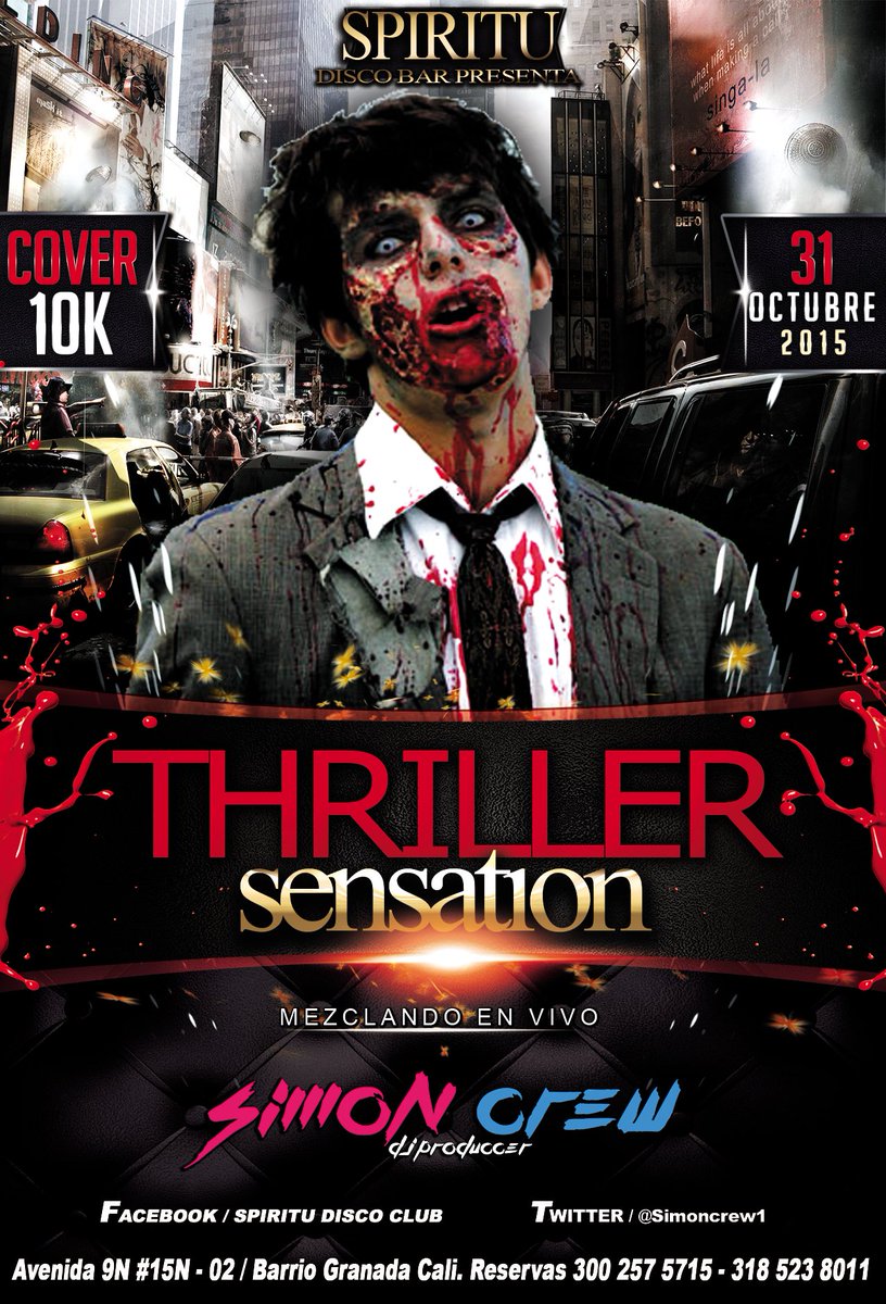 SimonCrew1's tweet photo. Fiesta oficial de #Halloween en #CaliCo #SimonCrewLIVE https://t.co/LGUbCiP5mf