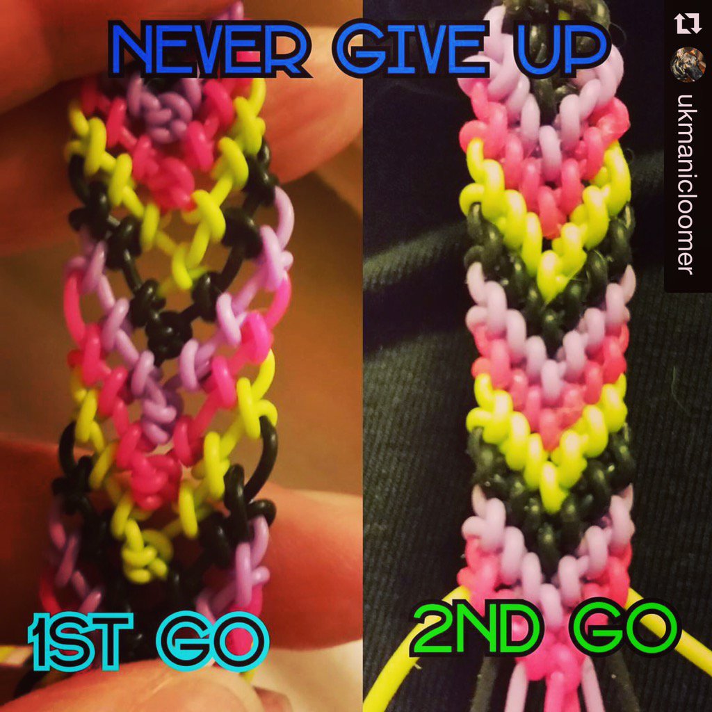 StrandBands's tweet photo. Never give up - #Strandbands #diy #irresistible #FashionForward #target #toysrus #learningexpress https://t.co/dKhSiaZ17N