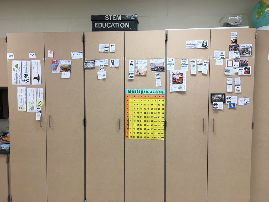 HCPSSElemSS's tweet photo. Love this student-created timeline in Mr. Davis' room! @hcpss_bbes #ElementarySS https://t.co/nlgJELvWAQ