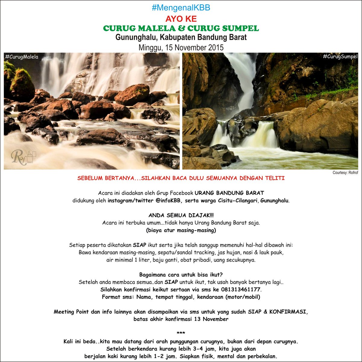 infoKBB's tweet photo. AYO KE CURUG MALELA &amp; CURUG SUMPEL
(Gununghalu, Kabupaten Bandung Barat)

ANDA SEMUA DIAJAK!!! https://t.co/G0vGGq5Ulq