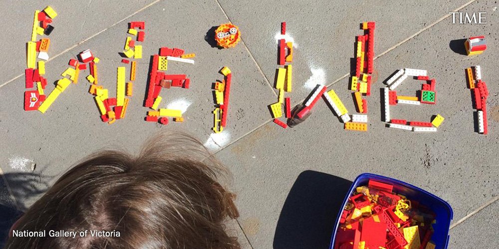 TIME's tweet photo. This gallery set up a Lego collection point for Ai Weiwei https://t.co/CQgrhimtv5 https://t.co/wH0uLdUVod