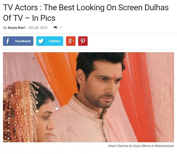 ahamsharmafcid's tweet photo. #snipet @1AhamSharma voted as best looking on screen dulha who r ought 2 blow ur mind&amp;heart away
by @FuzeProductions https://t.co/7L1QTMM1SI