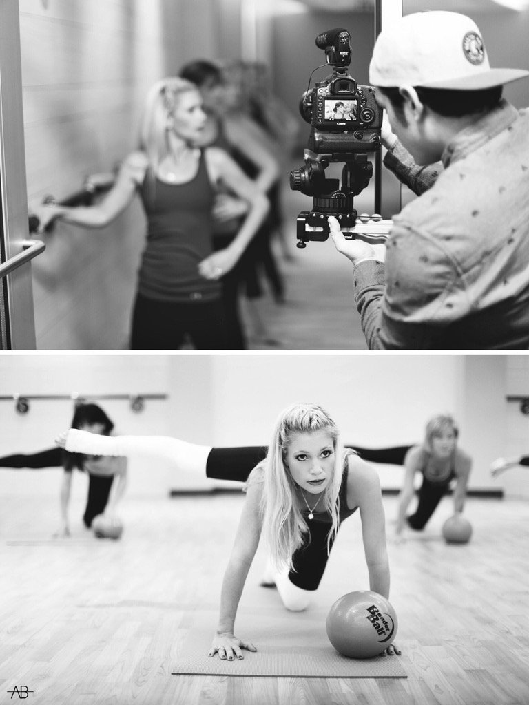 Fun day of shooting with Corner Portfolio for Choreobarre in Dalton