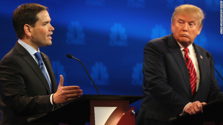 CNN's tweet photo. Who triumphed in the #GOPDebate? The night's winners and losers: https://t.co/LKlvUeWGoF via @CNNPolitics https://t.co/447EEeRrS4