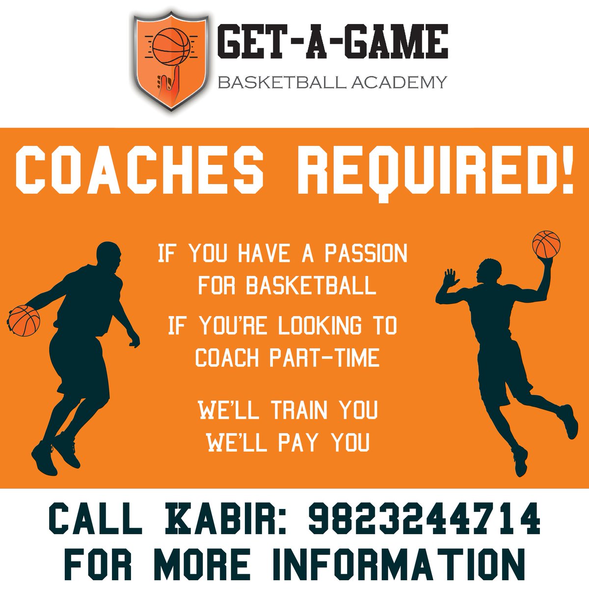 Getagameinfo's tweet photo. Here is your chance to coach a Basketball team with #GetAGame
For any queries contact Kabir. https://t.co/omlN1VWyUU
