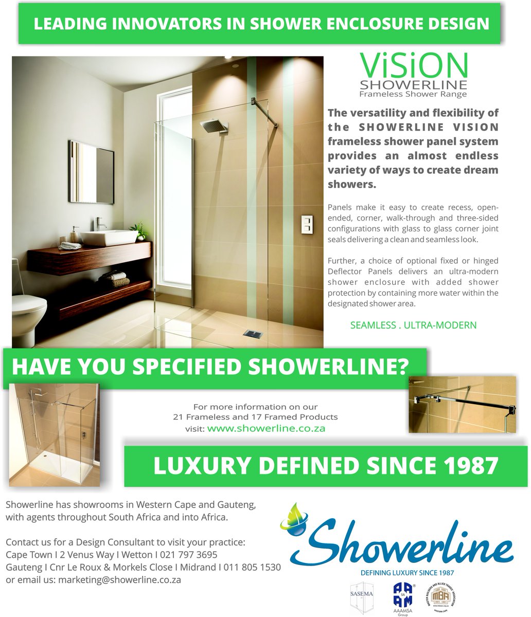 leadswithL2C's tweet photo. #Showerline Shower Doors - #Luxury  #FramelessShower panels. https://t.co/ixaRssbabM