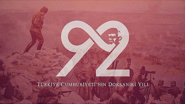 Cumhuriyetimizin 92.yılı kutlu olsun🇹🇷🇹🇷🇹🇷🎉  #29Ekim #Cumhuriyet92yaşında #republicdayofturkey
