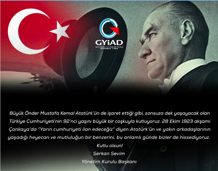 Cumhuriyetimizin 92. Yılı Kutlu Olsun <a href="/SerkanSevim/">Serkan Sevim</a>