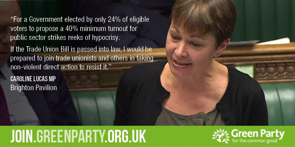 TheGreenParty's tweet photo. We support workers' right to strike &amp; stand with those lobbying Parliament about #TUBill today. https://t.co/Mmk1EQ9MJl