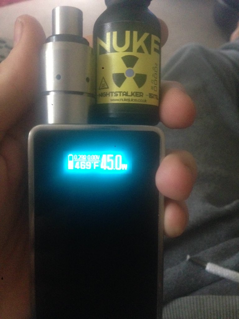 AaronWrighty's tweet photo. #Handcheck @Nuke_Eliquid #vapefam #vapelife #vapeon #vape #vapeon #vaper #vapecommunity #VapeHappy #vaping #vapeuk https://t.co/o16Y548zvD