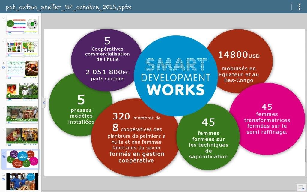 ycherman's tweet photo. Atelier croissance verte et part. FAIR en #RDC SneakPeek: some of our palm oil results @SNV_AGRI @SNVJPP @OxfamNovib https://t.co/PKKqyDAwqY