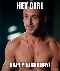 Birthday wishes from Ryan Gosling.....    Happy birthday ken.    
