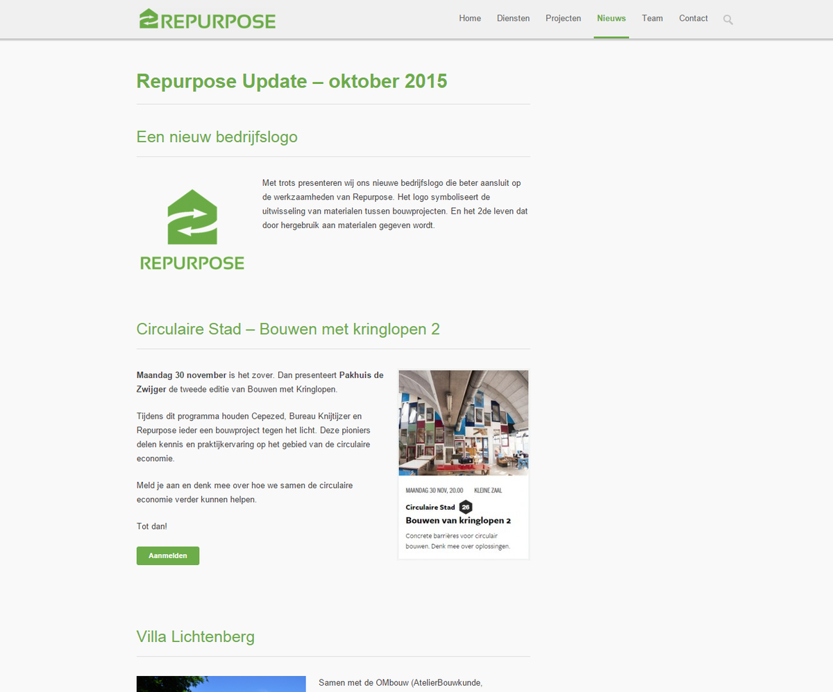 Onze laatste #nieuwsbrief staat online! bekijk hem via: repurpose.nl/nieuws/repurpo…