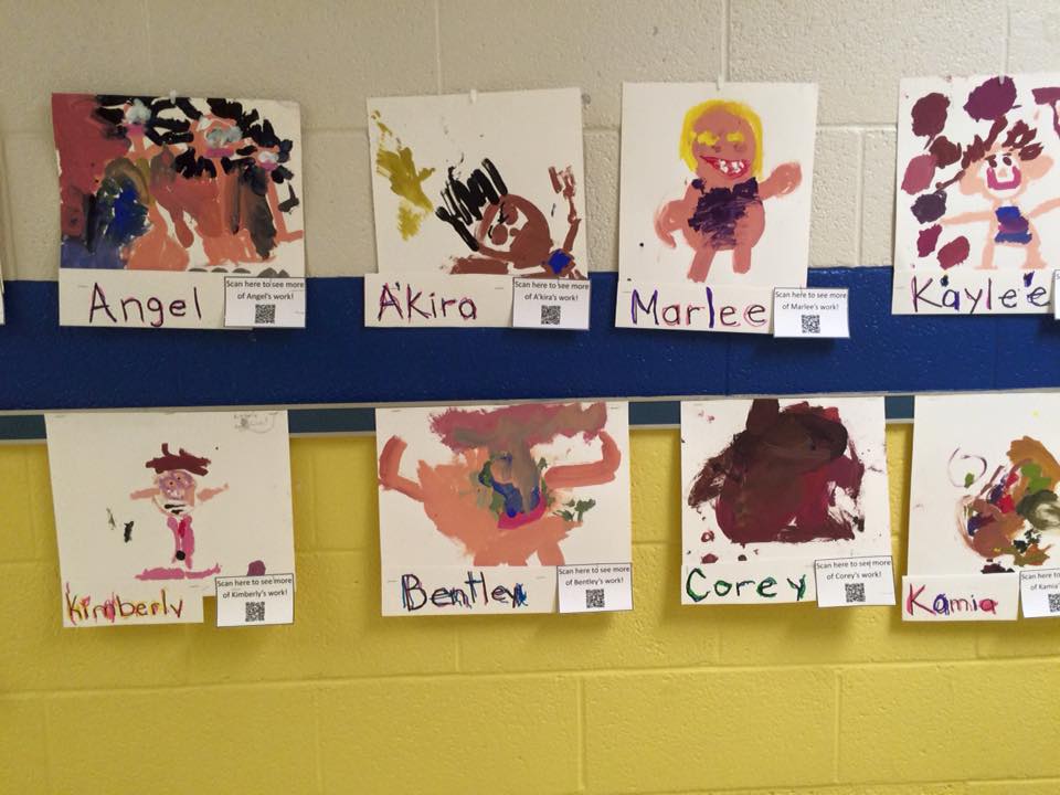 GCS_CI's tweet photo. The QR coded pre-k classroom! https://t.co/4kYbT608eY