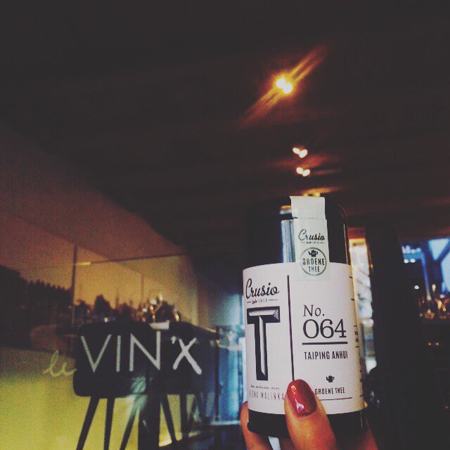 Niet alleen goed eten, lekkere wijn maar ook Crusio Thee bij <a href="/restaurantvinx/">Restaurant le VIN 'x</a> ! #denbosch #crusiothee #vin
