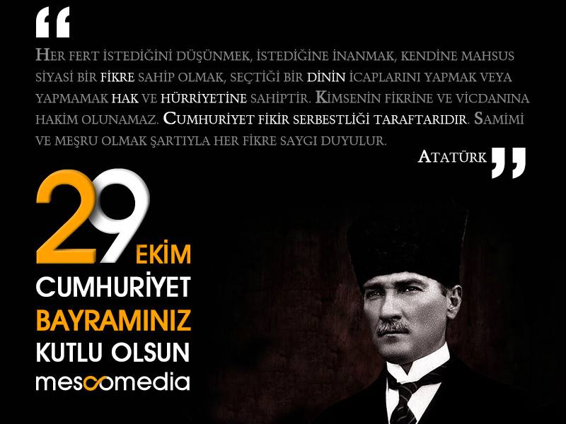 mescomedia's tweet photo. Cumhuriyet Bayramımız Kutlu Olsun https://t.co/bwpHcCmnyU