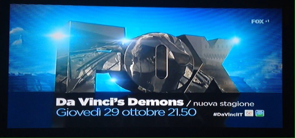 GreggChillinZne's tweet photo. Italian #DaVincians ! Oggi tocca noi! Da Vinci ritorna stasera su Fox! 🎉#DaVincisDemons #DaVinciIT #TheQuestEnds https://t.co/1Dg4OghXS6