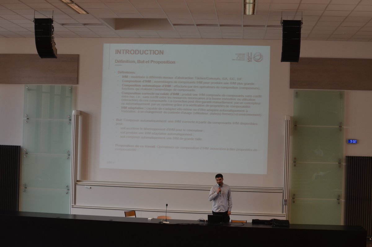 IHM_15's tweet photo. 2ème jour d'IHM'2015 : c'est au tour de la session "Modèles et concepts" avec Yoan Gabillon sur la composition d'IHM https://t.co/MW0NYfC0Mj