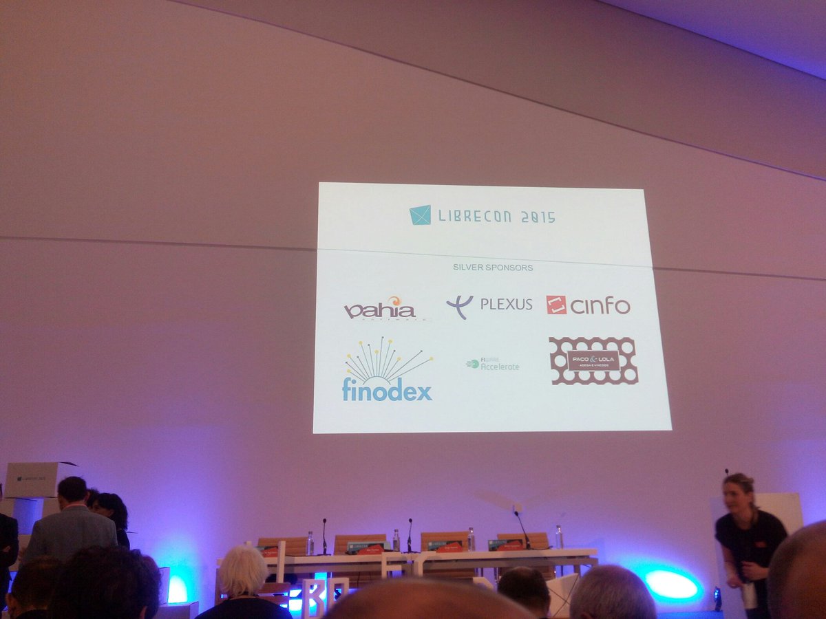 Peibolvig's tweet image. En la #LibreCon2015 !