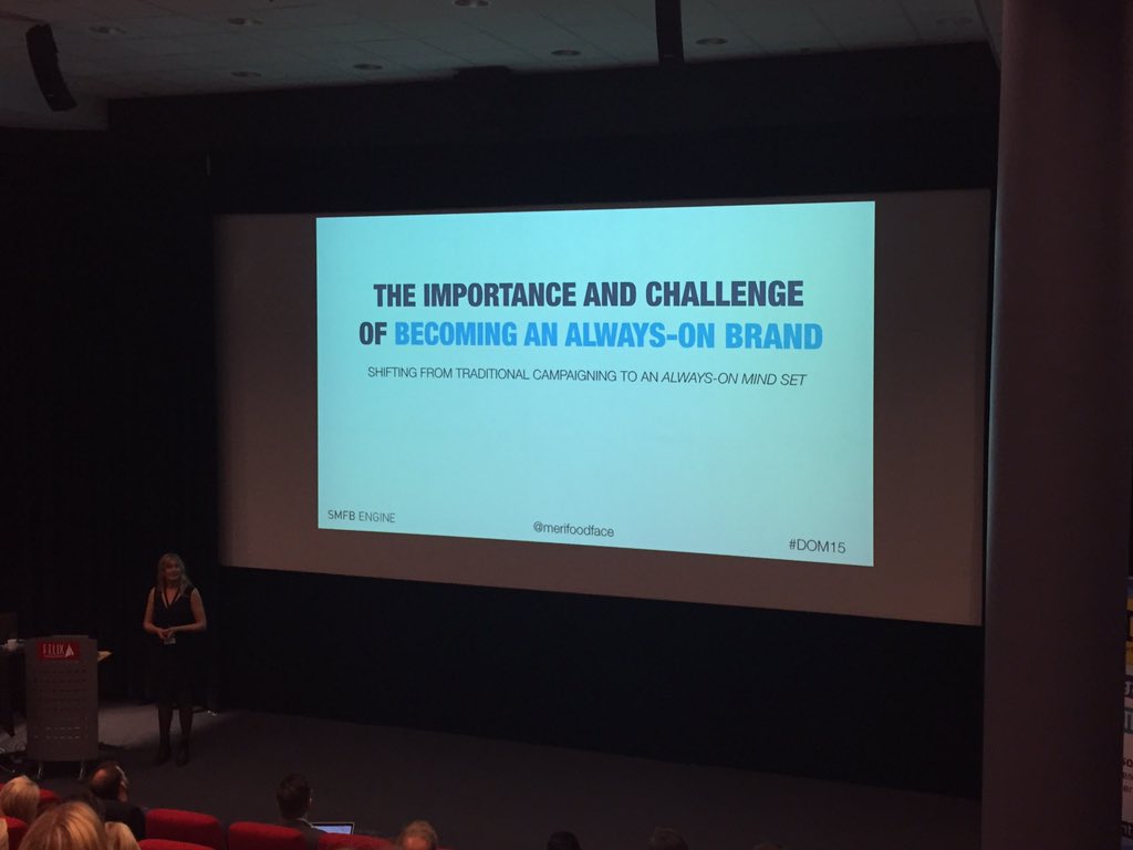 MiriamTangen's tweet photo. Meri er always on! 👏🏼 #dom15 #SMFBEngine #contentmarketing #felixkonferansesenter @Merifoodface https://t.co/orMLskw2Uv