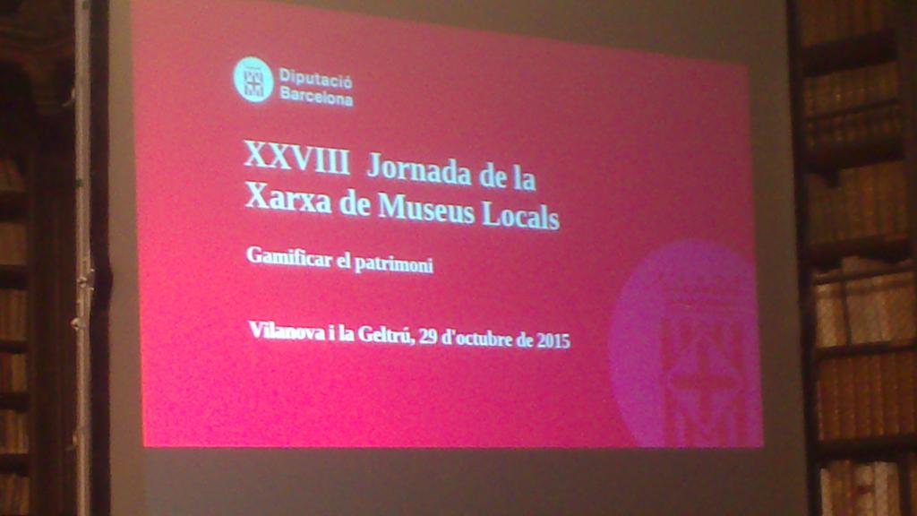 Avui reflexionem sobre com #gamificarelpatrimoni amb @jocsalsegon @diba #MuseusLocals