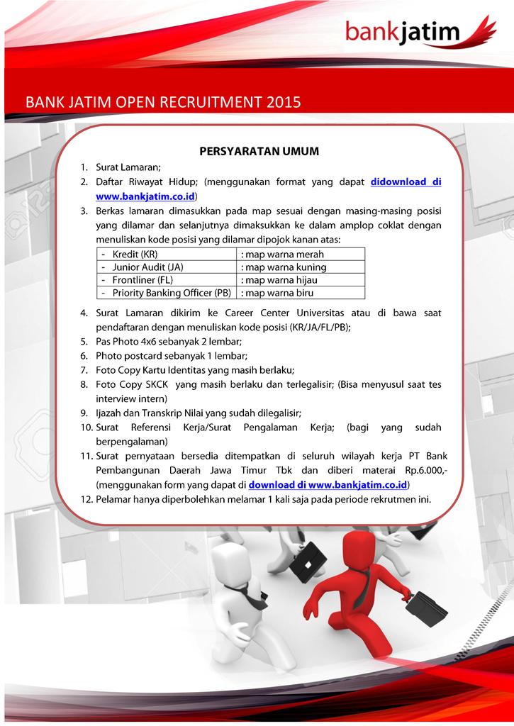 Informasi Lowongan kerja dari PT. Nestle dan PT. Bank BPD Jatim.